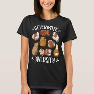 Celebrate Diversity Guinea Pig Cavy Pet 1 T-Shirt