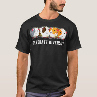 Celebrate Diversity Guinea Pig Premium T-Shirt