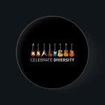 celebrate diversity guitar I Might Look Like I'm 2 Inch Round Button<br><div class="desc">celebrate diversity guitar I Might Look Like I'm</div>