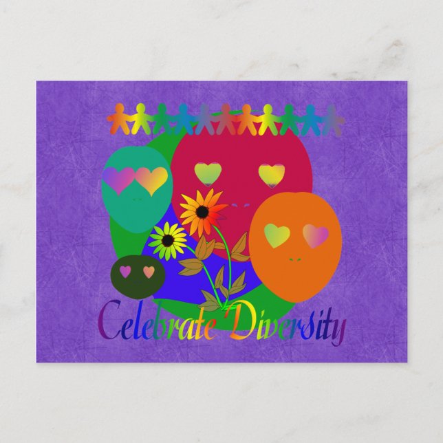 Celebrate Diversity Postcard (Front)