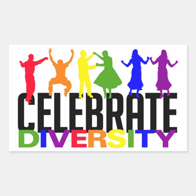 Celebrate Diversity stickers (Front)