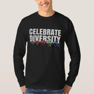 Celebrate Diversity Vintage Racing Types Of Monste T-Shirt