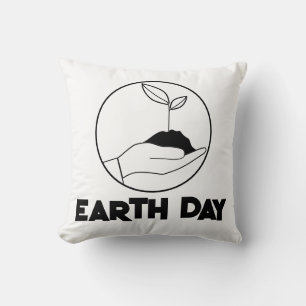 Celebrate Earth Day in style Throw Pillow