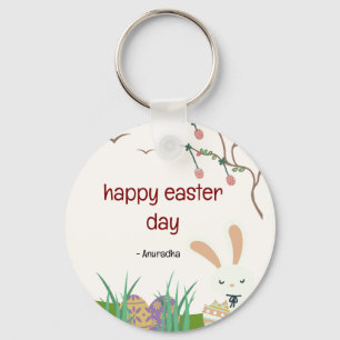 Celebrate Easter: A Day of Joy and Renewal Keychain