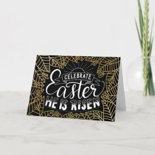 Celebrate Easter He Is Rising Holiday Card