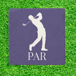 celebrate every par in style stone coaster