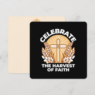 Celebrate Faith with Harvest – Inspirational Art Invitation