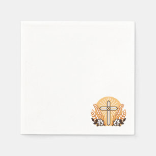 Celebrate Faith with Harvest – Inspirational Art Napkin