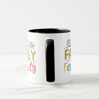Celebrate - "Family Festivity" Multicolor Mug