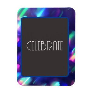 "Celebrate" Flexible Photo Magnet