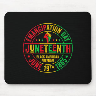 Celebrate Freedom 1865 African American Men Women Mouse Pad