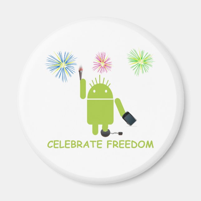 Celebrate Freedom (Android Software Developer) Magnet (Front)