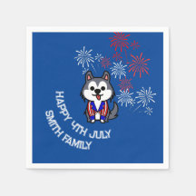 Celebrate Freedom - Cartoon dog - 4th of july