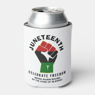 Celebrate Freedom JUNETEENTH Can Cooler