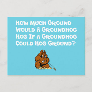 Celebrate Groundhog Day Postcard