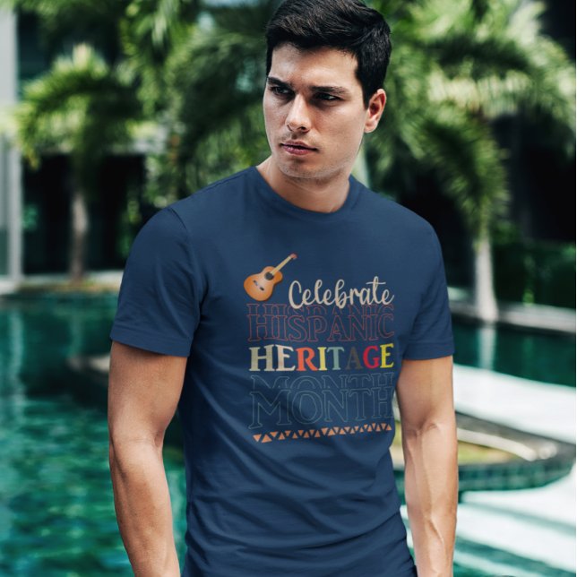 Celebrate Hispanic Heritage Month Design T-Shirt (Creator Uploaded)