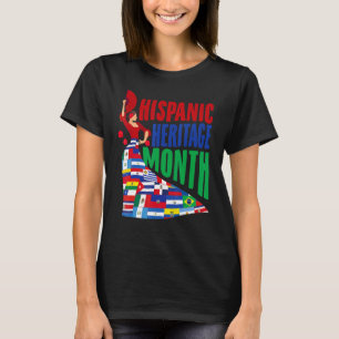Celebrate Hispanic Heritage Month Women Dancing Me T-Shirt