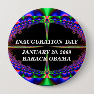 CELEBRATE HISTORY_ Button_by Elenne Boothe 4 Inch Round Button