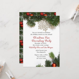 Celebrate Holiday Season Christmas Party  Invitation