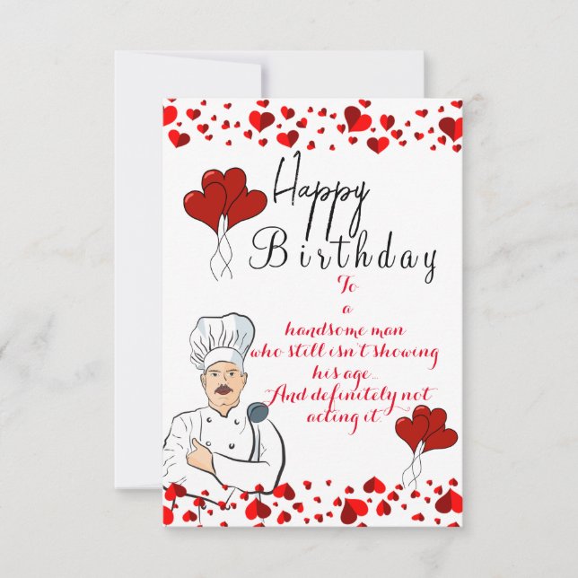 Celebrate husband's birthday card (Front)