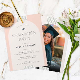 Celebrate in Style: Modern Photo Graduation Invitation