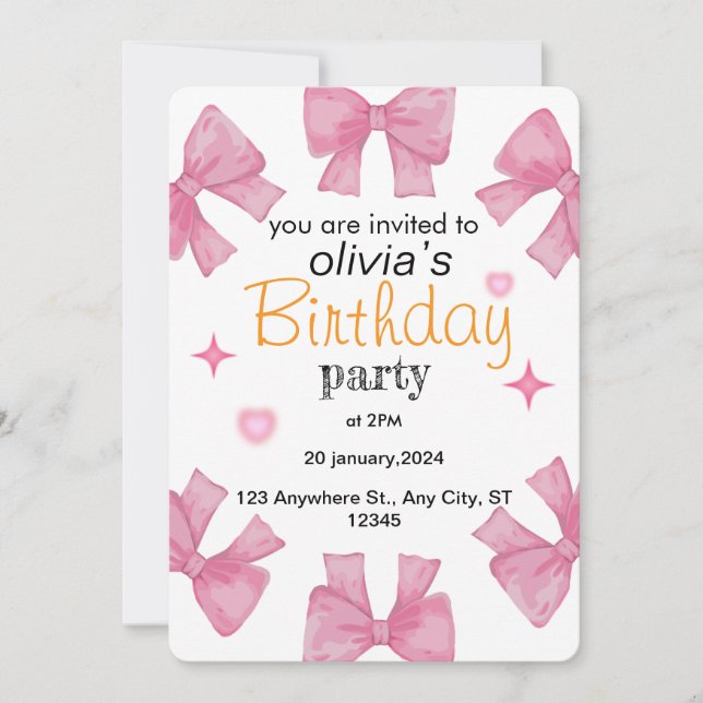 Celebrate in Style: Personalized Birthday Card (Front)