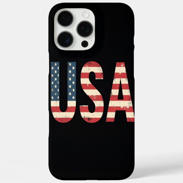 Celebrate Independence in USA With Vibrant Colours Case-Mate iPhone Case (Back)