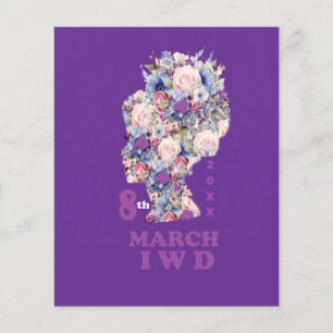Celebrate international womens day 2025 empowering flyer