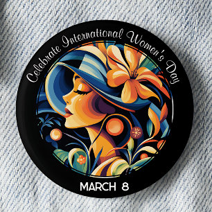 Celebrate International Women's Day 2 Inch Round Button