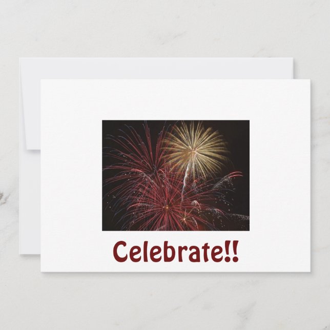 celebrate invitation (Front)