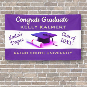Celebrate it! Master's Degree Graduation Banner
