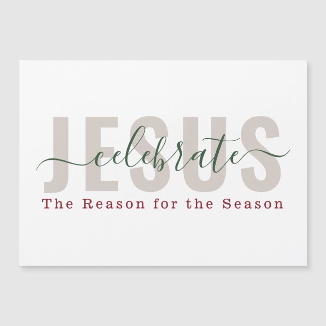 Celebrate Jesus, La carte de la raison de la saiso (Devant)