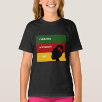 Celebrate Juneteenth 1865 Girls T-Shirt