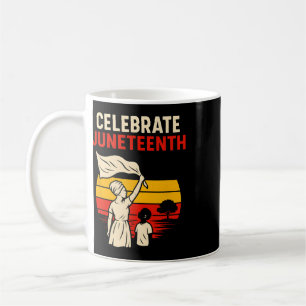 Celebrate Juneteenth Vintage Womens Black History Coffee Mug