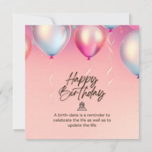 Celebrate Life Birthday Invitation
