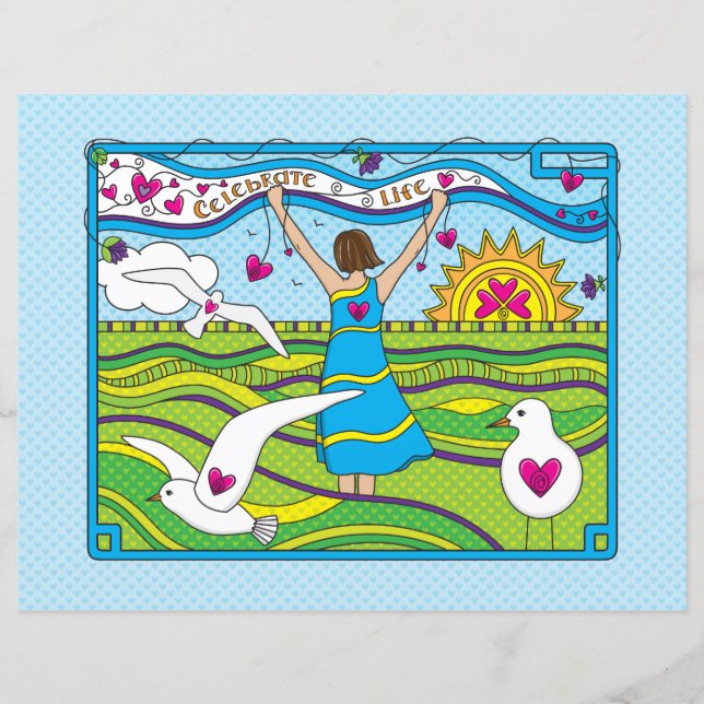 Celebrate Life_Flat Paper Sheet 11"x8.5" (Front)