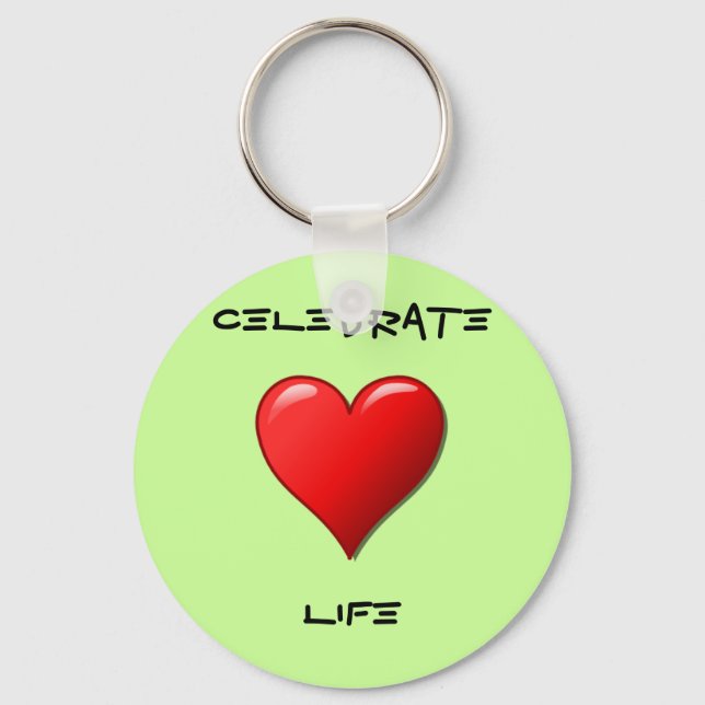 Celebrate Life Keychain (Front)