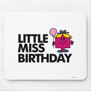 Celebrate Little Miss Birthday Mouse Pad