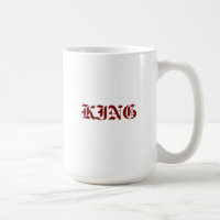 Celebrate love Couple KING and QUEEN Text-Cups Tea