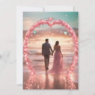 "Celebrate Love: Elegant Engagement Card "