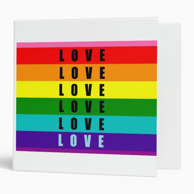Celebrate love, pride, and authenticity  binder (Front/Inside)