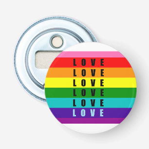Celebrate love, pride, and authenticity  bottle opener