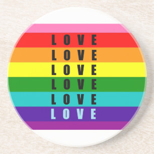 Celebrate love, pride, and authenticity  coaster