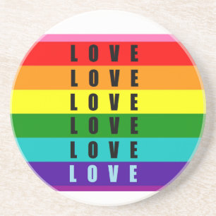 Celebrate love, pride, and authenticity  coaster