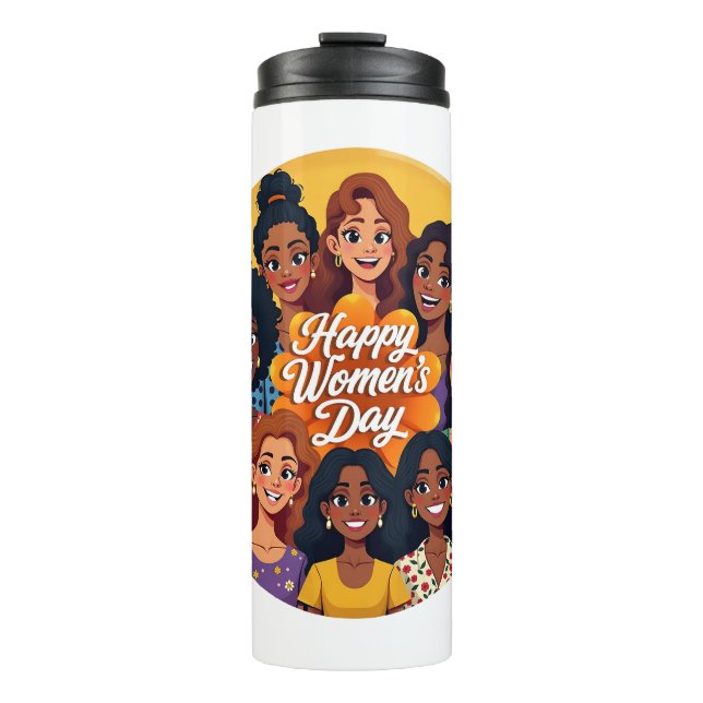 Celebrate March 8 International Women’s Day with b Thermal Tumbler (Front)