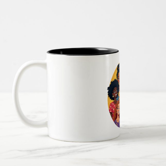 Celebrate March 8 International Women’s Day with b Two-Tone Coffee Mug (Left)