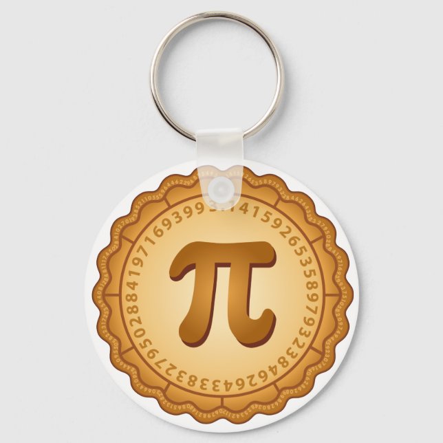 Celebrate Math wih Pi Day Keychain (Front)