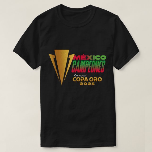 celebrate mexico gold cup victory T-Shirt (Design Front)