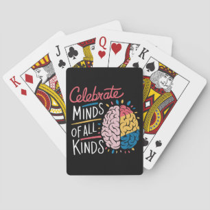 Celebrate Minds of All Kinds Autism Awareness Playing Cards