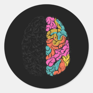 Celebrate Minds Of All Kinds Neurodiversity Autism Classic Round Sticker